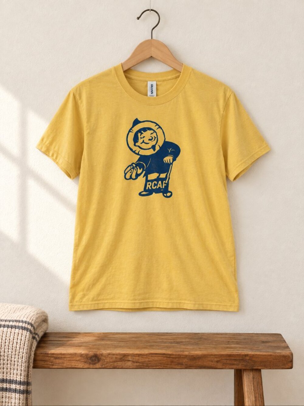 Inuit Nunavut Day T-Shirt Men's Medium Yellow Graphic Tee Canada Indigenous